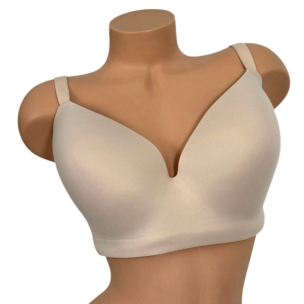 SOMA 40DDD Enbliss Wireless Perfect Coverage Padded‎ Bra Smooth Marzipan